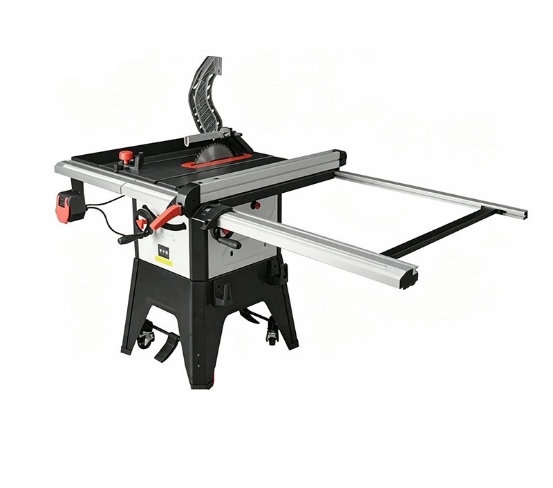 10" Heavy Duty Table Saw with Wheels for Woodworking