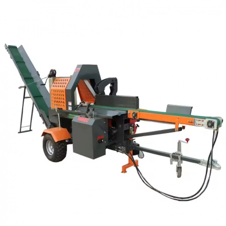 15 Ton Hydraulic Wood Splitting Machine Wood Cutter Gasoline Firewood Processor Wood Log Splitter