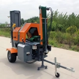 15 Ton Hydraulic Wood Splitting Machine Wood Cutter Gasoline Firewood Processor Wood Log Splitter (2)