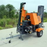 15 Ton Hydraulic Wood Splitting Machine Wood Cutter Gasoline Firewood Processor Wood Log Splitter (5)