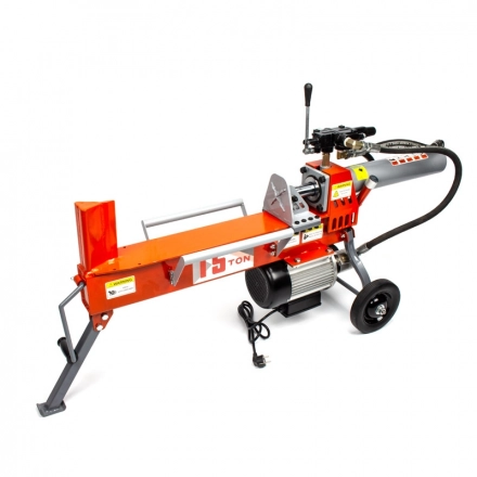 15-Ton Professional Heavy Duty  Electric Log Splitter Firewood Processor