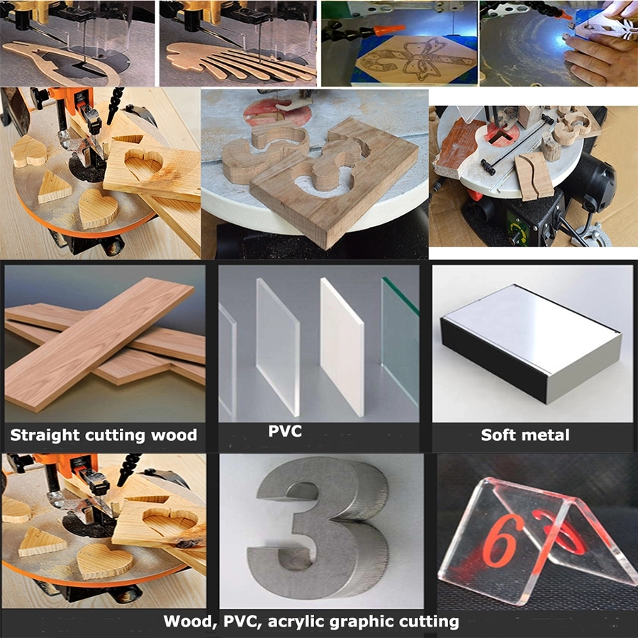 16-Inch Tabletop Scroll Saw | Dust-Free Electric Curve Cutting Machine | Decorative Saw for Wood and Metal (2)