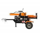 25 Ton Hydraulic Vertical And Horizontal Log Saw Firewood Processor Electric Horizontal Wood Splitting Machine Wood Log Splitter