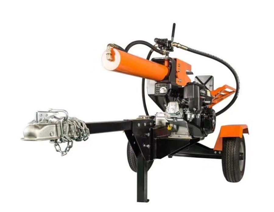 25 Ton Hydraulic Vertical And Horizontal Log Saw Firewood Processor Electric Horizontal Wood Splitting Machine Wood Log Splitter (2)