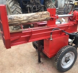 25 Ton Hydraulic Vertical And Horizontal Log Saw Firewood Processor Electric Horizontal Wood Splitting Machine Wood Log Splitter (5)