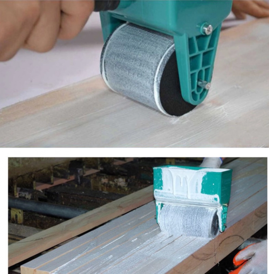 3inch/ 6inch Manual Roll Gluer White Latex Applicator Hand Held Carpentry Glue Spreader Gluing Tool (4)