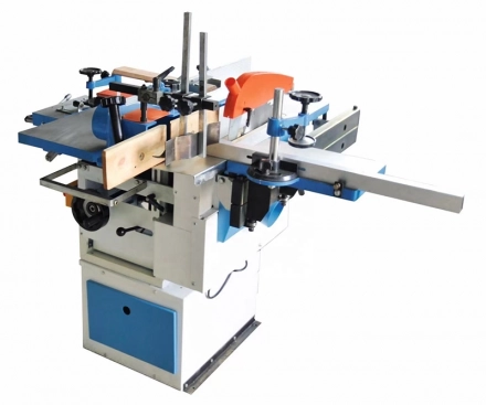 5 Functions Woodworking wood combined universal table saw mortiser planer moulder tenoner shaper driller machine