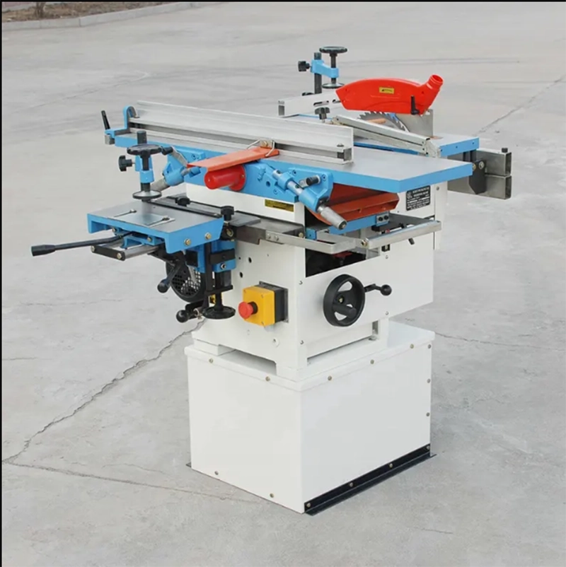 5 Functions Woodworking wood combined universal table saw mortiser planer moulder tenoner shaper driller machine (3)