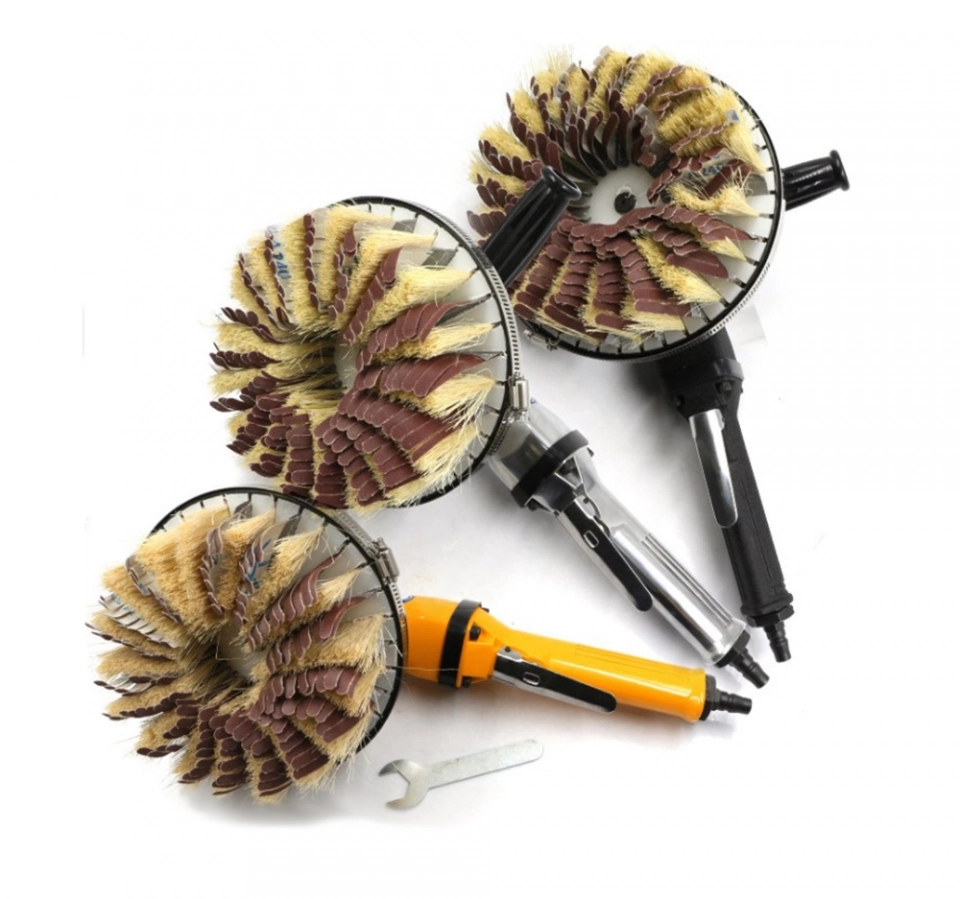 7 Inch Pneumatic Brush Polishing Sanders Portable Special-Shaped Cabinet Door Brush Sanding Machine (5)