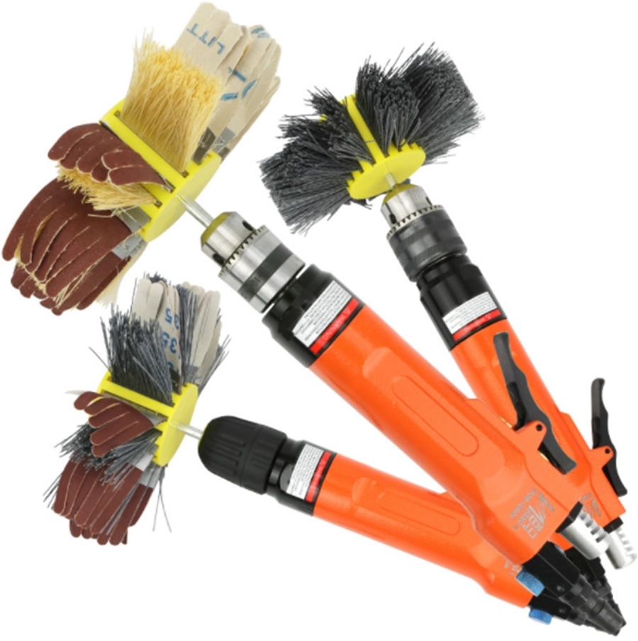 7 Inch Pneumatic Brush Polishing Sanders Portable Special-Shaped Cabinet Door Brush Sanding Machine (6)