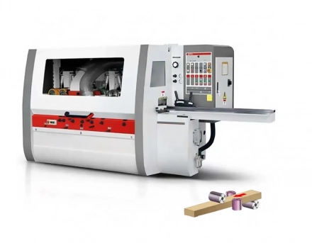 Automatic feeding four side 5 6 7 8 spindle 4 head solid wood shaper moulder planer for furniture panel strip