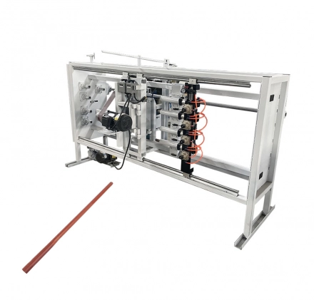 Automatic Wooden Hoe Handle Machine Bench Top Pickaxe Wooden Handle Picking Machine Four-station Wooden Stick Sanding Machine