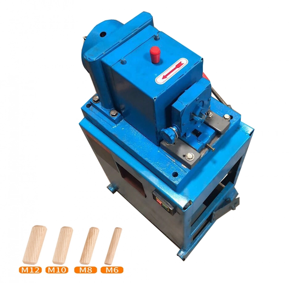 Best Selling Wood Tenon Machine / Round Wooden Dowel miling Machine Dowel Cross Cut & Chamfering milling machine (3)