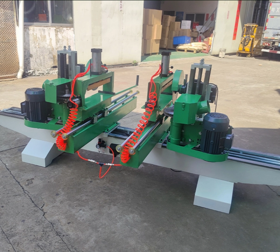 Double End Tenoner and mortiser Double-end cutting milling trimming saw machine (6) Double End Tenoner and mortiser Double-end cutting milling trimming saw machine (6)