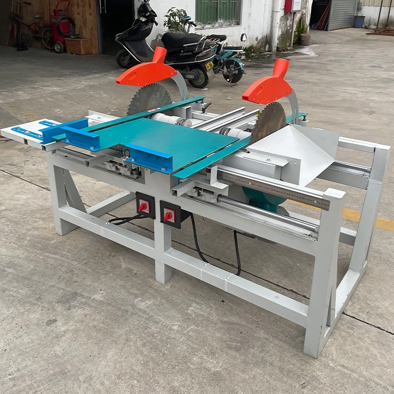 Double-End wood circular Cutting Saw | Dual-Side Precision Panel Saw Woodworking Saws machines for Sale (4) Double-End wood circular Cutting Saw | Dual-Side Precision Panel Saw Woodworking Saws machines for Sale (4)