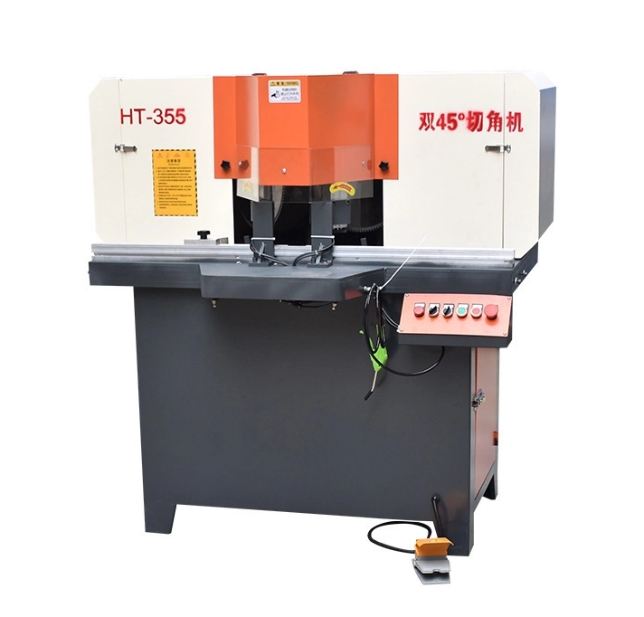 Double Head 45° Mitre Saw for Aluminum Profile Aluminum Window Door Frame Cutting Machine Double Head 45° Mitre Saw for Aluminum Profile Aluminum Window Door Frame Cutting Machine