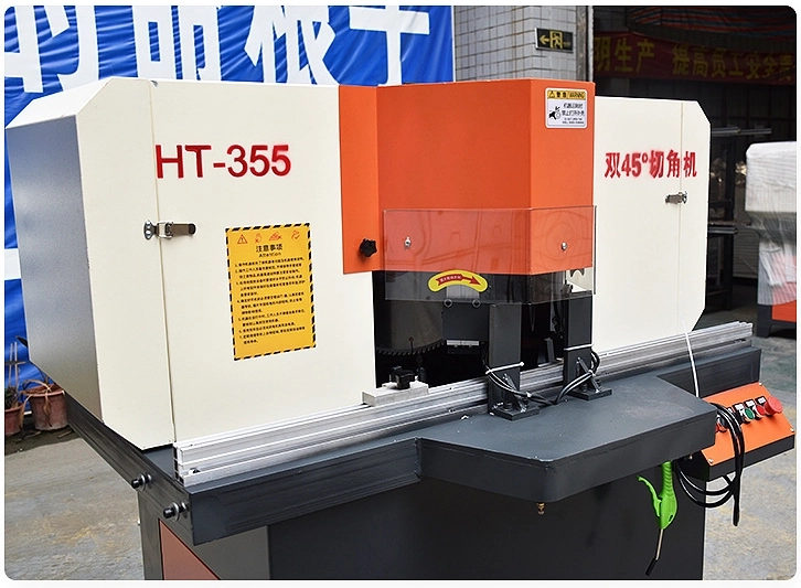 Double Head 45° Mitre Saw for Aluminum Profile Aluminum Window Door Frame Cutting Machine (5)