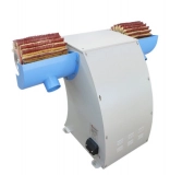 DTW-60A horizontal double head manual operation small sanding polishing brushing machine for Wood MDF Plywood Polishing (2)