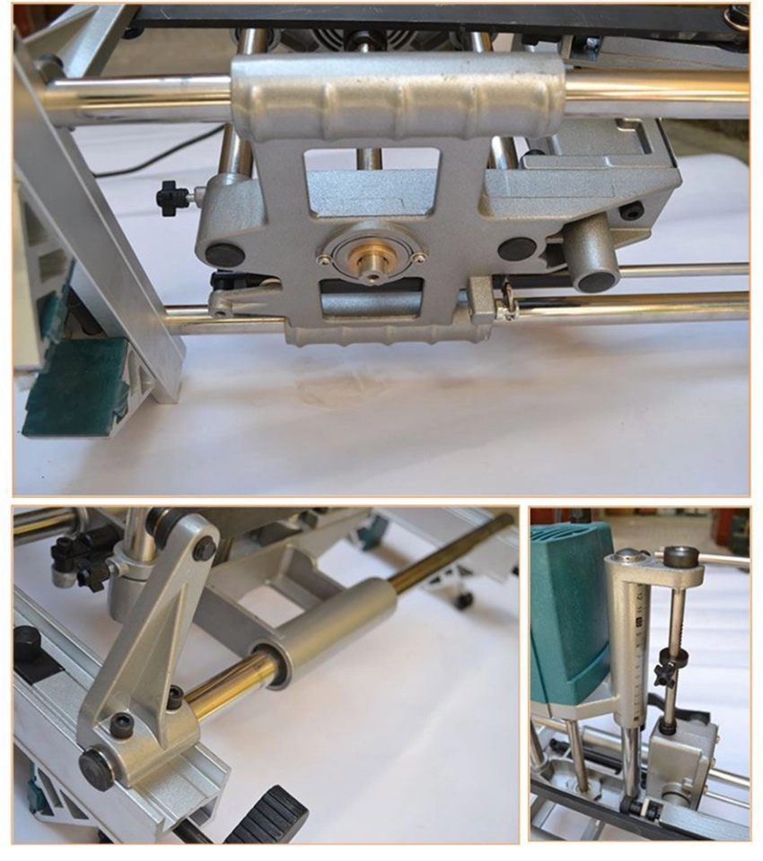 FC16S Handle easy operate Wooden door lock mortise machine (5)