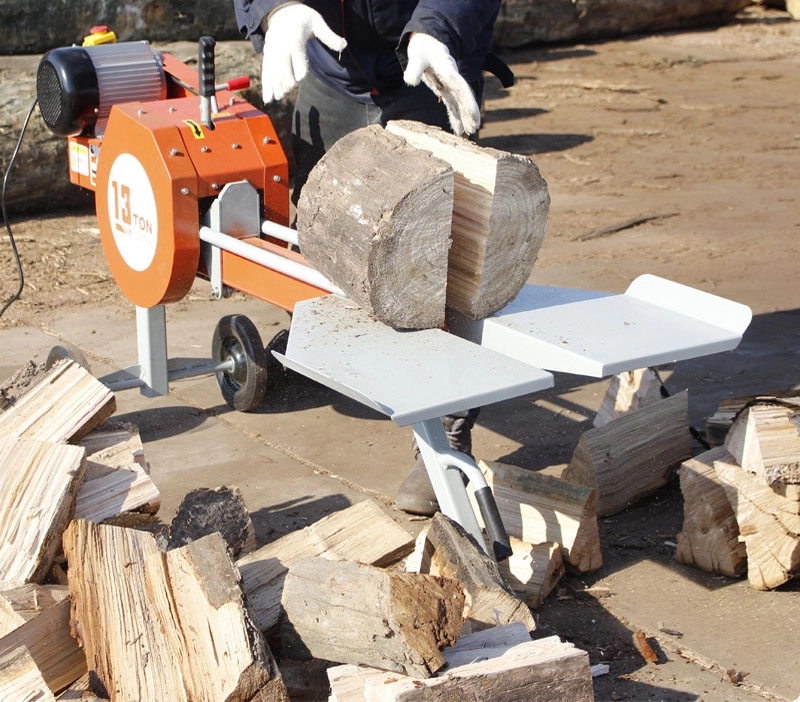 Forestry Machinery 13ton Hydraulic Log Splitter Electric Wood Log Splitter Household Splitter (2)