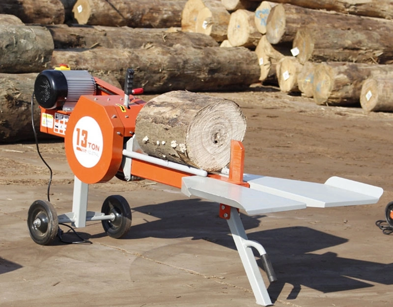 Forestry Machinery 13ton Hydraulic Log Splitter Electric Wood Log Splitter Household Splitter (5)