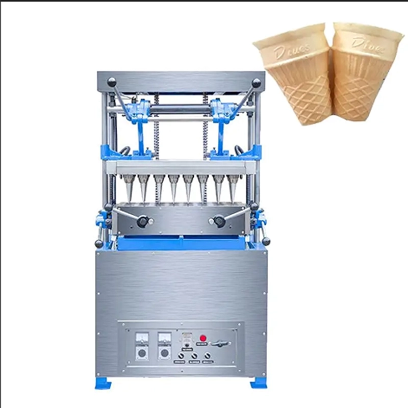 High Quality Fast Electric Waffle Cone Baker Ice Cream Cone Machine ice cream wafer cone baking (2)