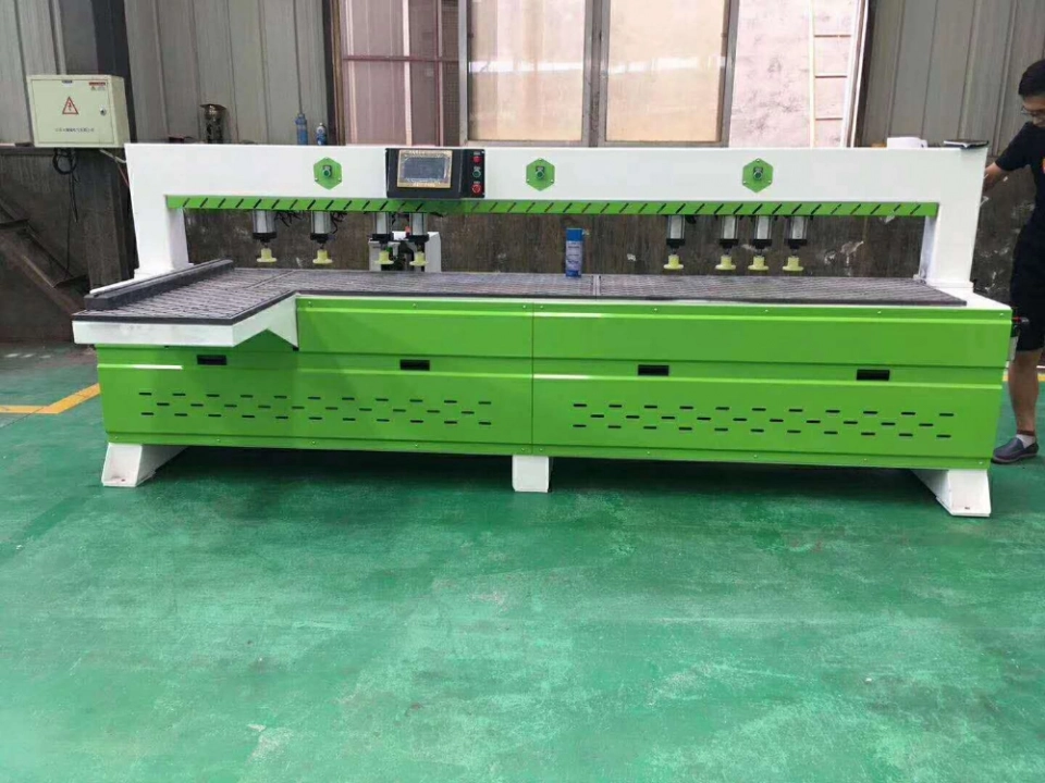 Horizontal CNC woodworking side hole drilling machine wood furniture puncher driller (4)