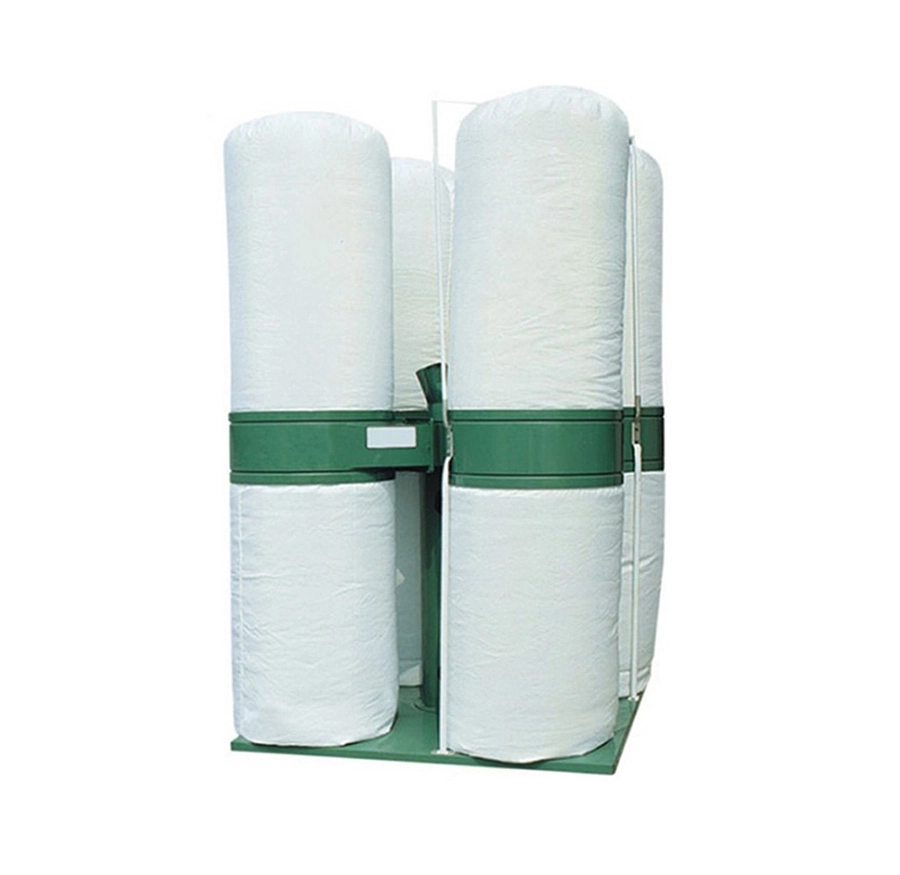 Hot Selling 5.5kw 7.5 kw Four Cloth Bags Dust Collector for Woodworking Machines