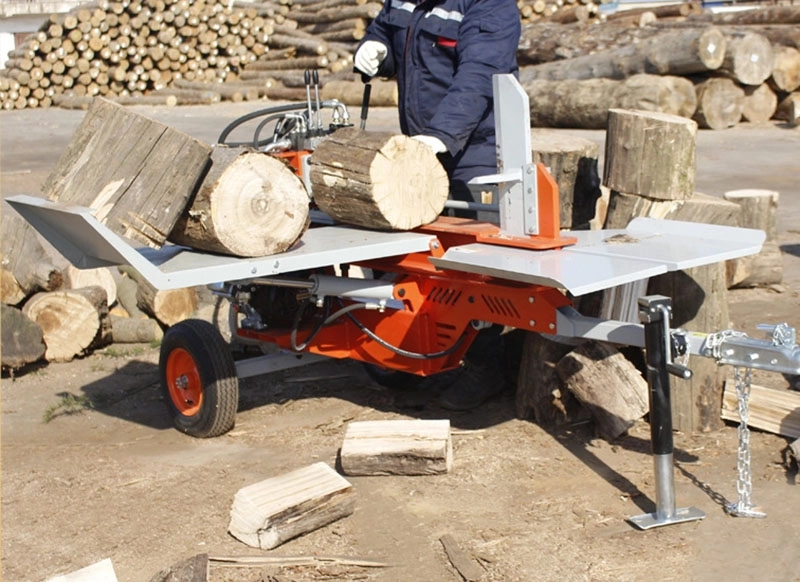 28Ton Hydraulic Gasoline Engine Wood Log Splitter Cutting Machine Powerful Log Splitter Wood Cutting Splitting Machine (2)