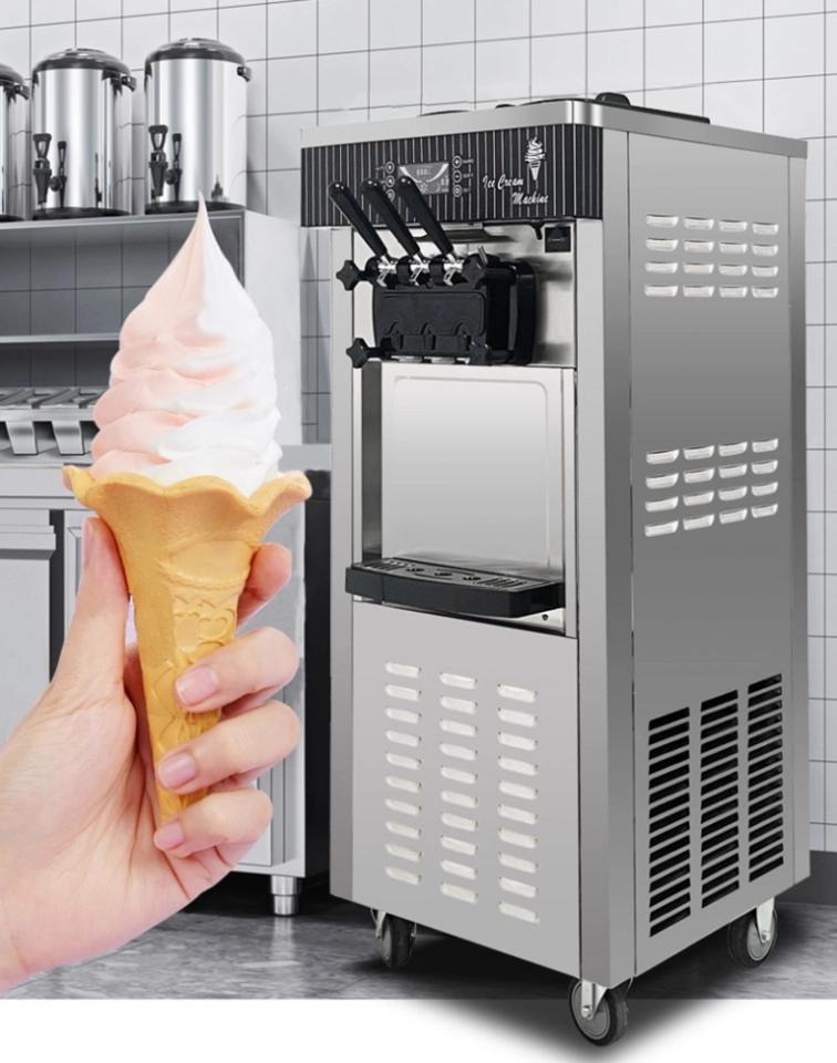 Icecream Machine Ice Cream Making Maker Automatic Commercial Soft Serve Ice Cream Machine For Business (3) Icecream Machine Ice Cream Making Maker Automatic Commercial Soft Serve Ice Cream Machine For Business (3)
