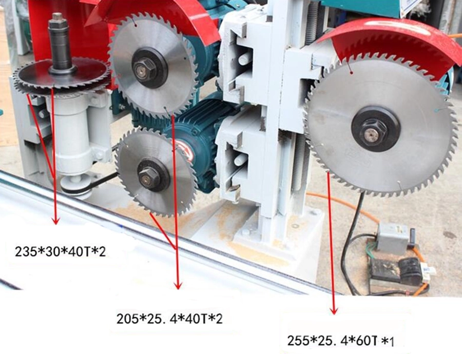 MD2018 /MJ105 Five-Disc Tenoner cutter Tenoning Machine Solid Wood Machinery, Single End Tenoner (4)