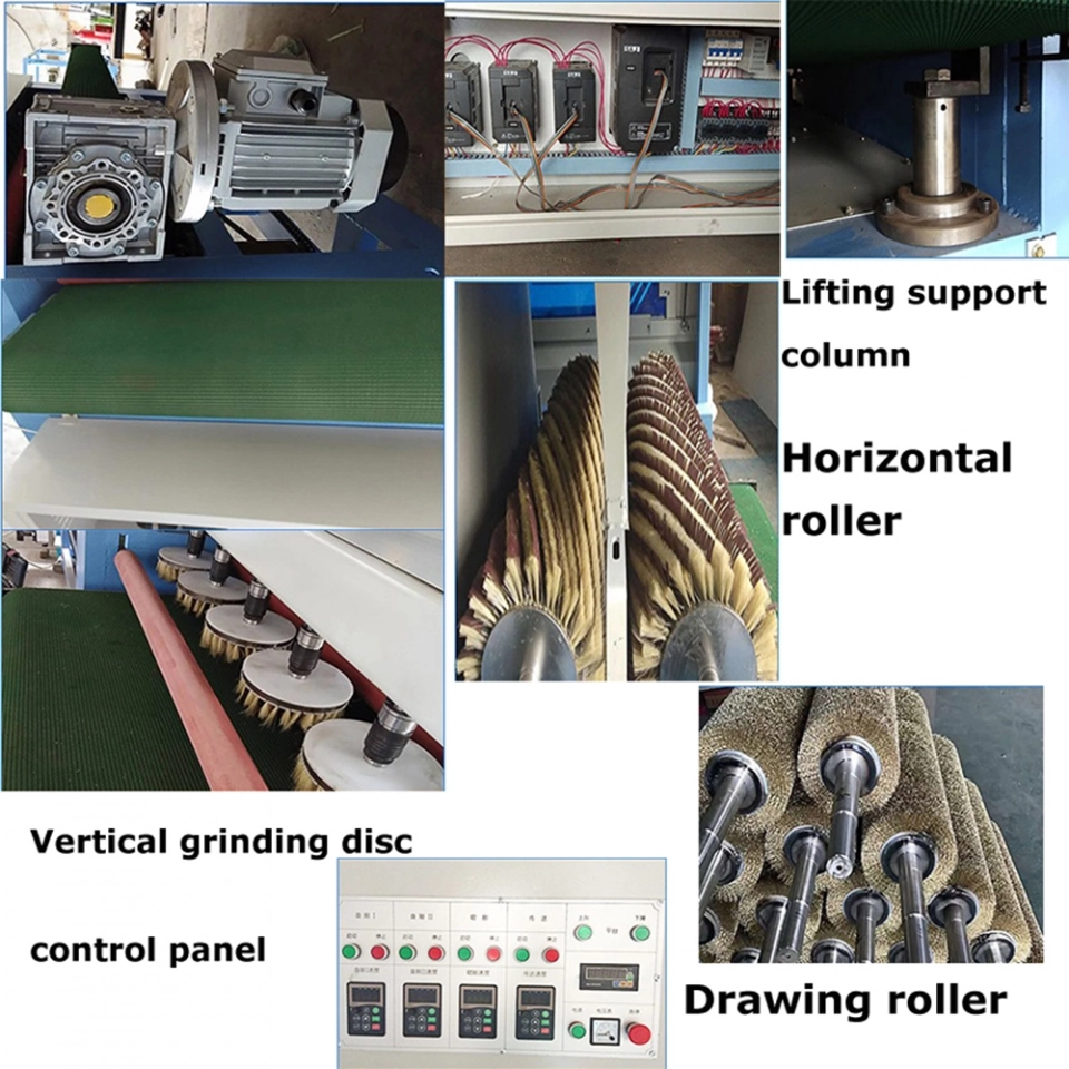 MDF Cabinet Wood Woodworking Plywood Automatic Sanding Polish Machine Wood Brush Sanding Machine Machinery (2)