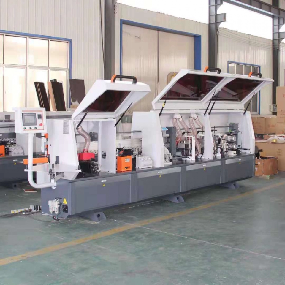 MDF Wood Edge Banding Machine Pre-milling Corner Trimming Grooving Edge Bander Machinery MDF Wood Edge Banding Machine Pre-milling Corner Trimming Grooving Edge Bander Machinery