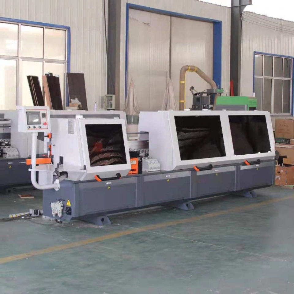 MDF Wood Edge Banding Machine Pre-milling Corner Trimming Grooving Edge Bander Machinery (2) MDF Wood Edge Banding Machine Pre-milling Corner Trimming Grooving Edge Bander Machinery (2)