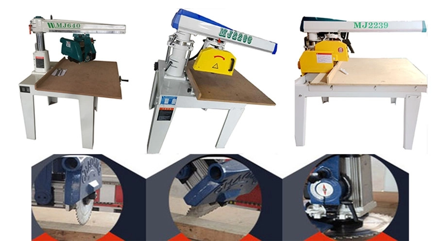 MJ640/MJ930/MJ2336/MJ2338 Universal Multi-Purpose Woodworking Radial Arm pull sawing saw (7) MJ640/MJ930/MJ2336/MJ2338 Universal Multi-Purpose Woodworking Radial Arm pull sawing saw (7)