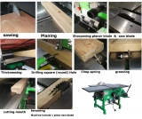 ML392/ML393: The Ultimate 10-in-1 Woodworking Tool for Sawing, Planing, & Jointing,Thicknessing ,Sharpening Blades , Drilling Holes (square or round). Grooving, Tenoning (5) ML392/ML393: The Ultimate 10-in-1 Woodworking Tool for Sawing, Planing, & Jointing,Thicknessing ,Sharpening Blades , Drilling Holes (square or round). Grooving, Tenoning (5)