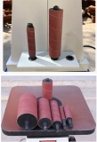 MM326 electric abrasive finishing machine,drum sander vertical oscillating spindle sander,disc belt sander (3)