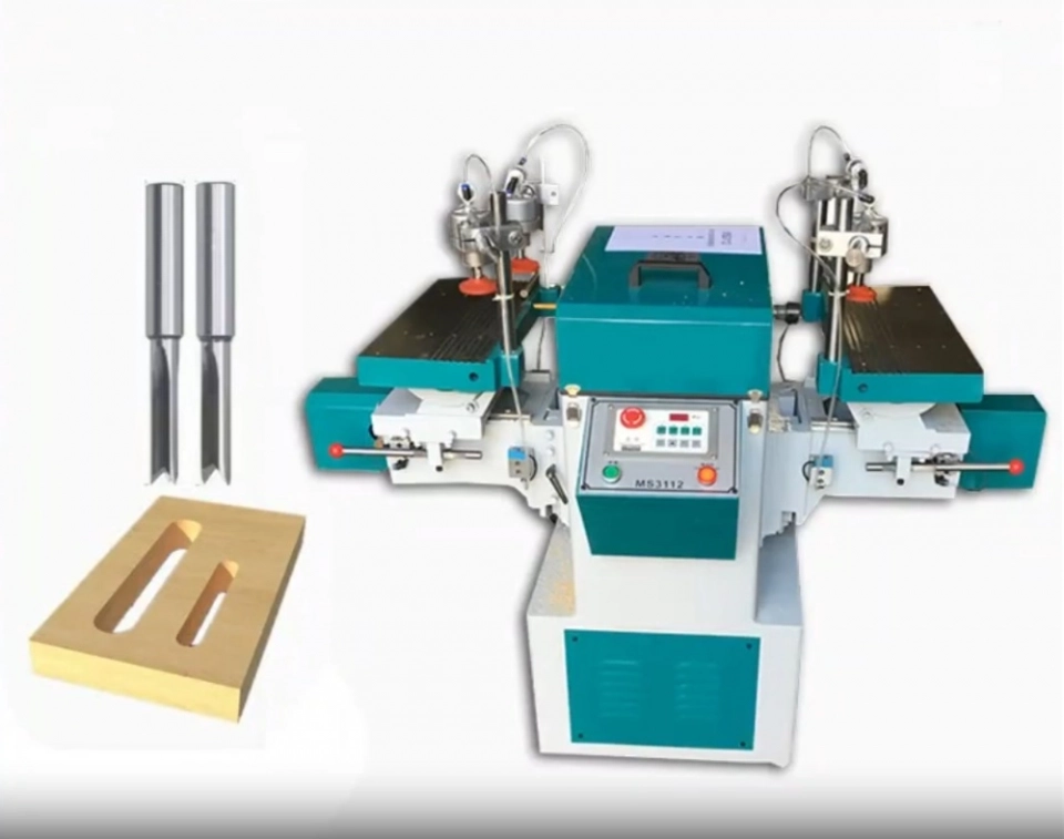 MS3112 Double-End Mortise Oscillation slot mortiser wood working machine for Sofa and Chair Legs MS3112 Double-End Mortise Oscillation slot mortiser wood working machine for Sofa and Chair Legs
