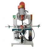 Multi-Angle Pneumatic Square Hole Mortising Machine | Automatic Slot Milling & Drilling for Furniture Joinery