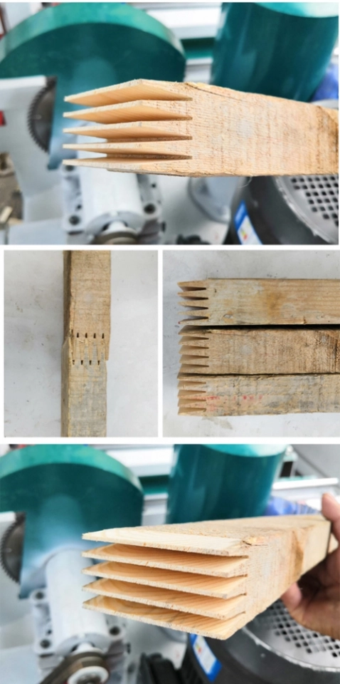 MX3510 Semi-Automatic Wood Tenon Mortising and Finger Joint Machine for Wooden Comb Making (3)