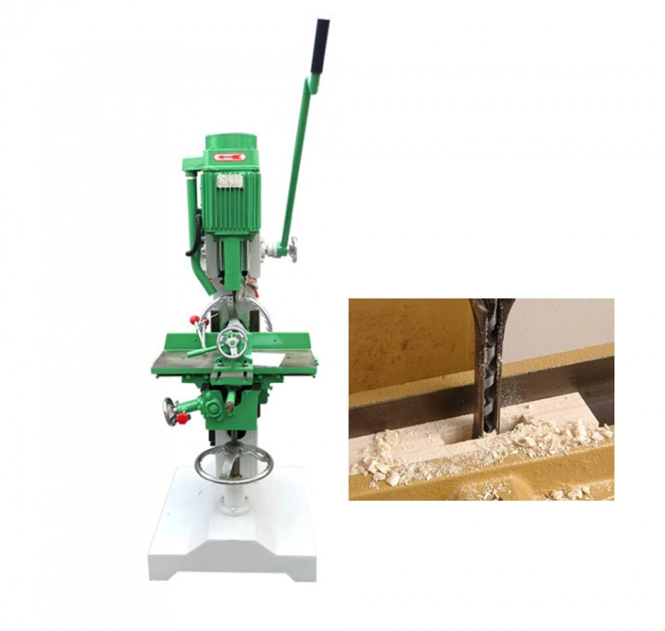 MZ1610  Manual type Vertical Chisel Mortiser machine with air blow (5)