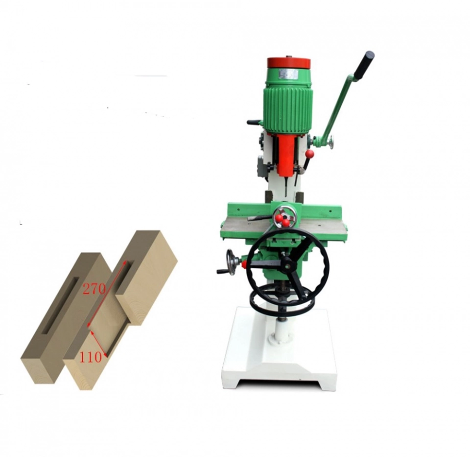 MZ1610 Manual type Vertical Single-Axis square Chisel Mortiser for solid woodworking