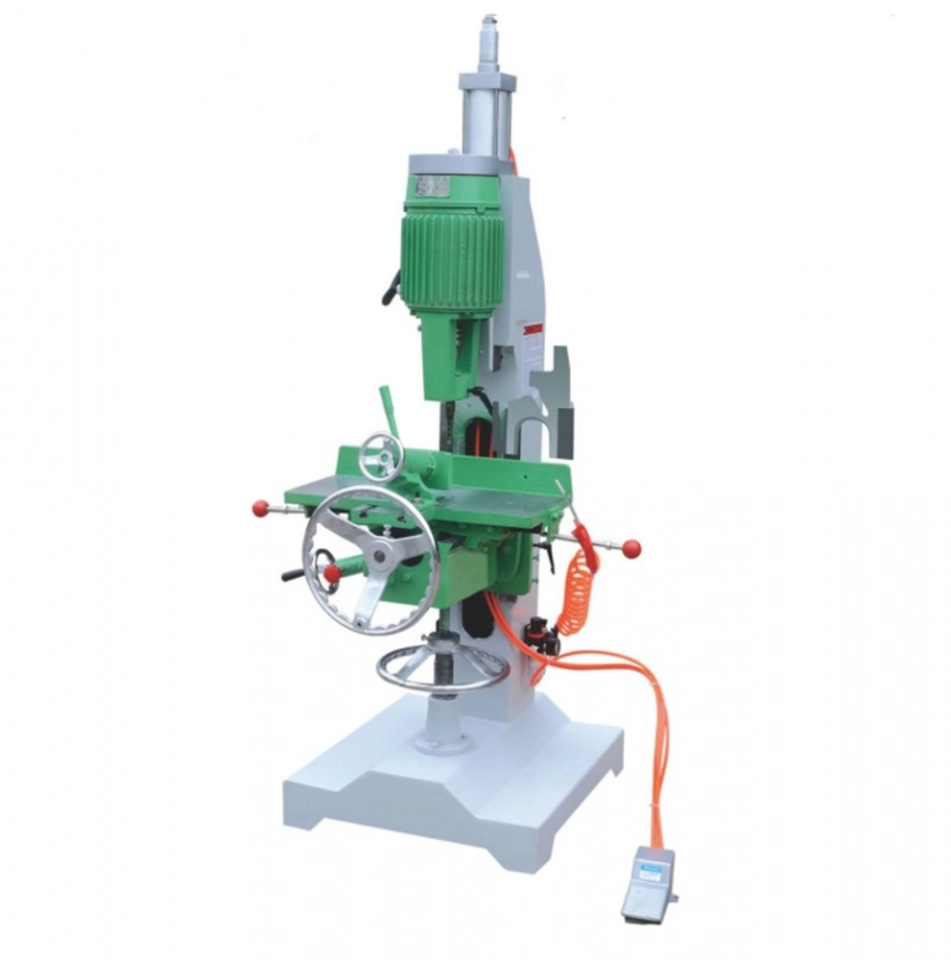 MZ1610 Penumatic type Vertical mortiser drilling machine with air blow for woodworking (2) MZ1610 Penumatic type Vertical mortiser drilling machine with air blow for woodworking (2)