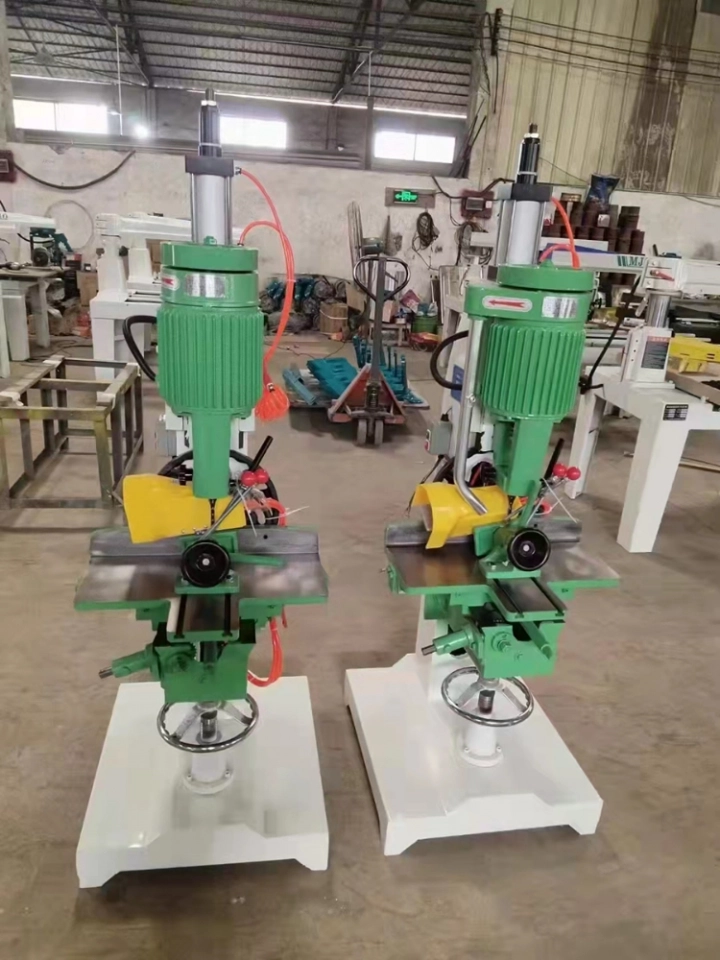 MZ1610 Penumatic type Vertical mortiser drilling machine with air blow for woodworking (5)