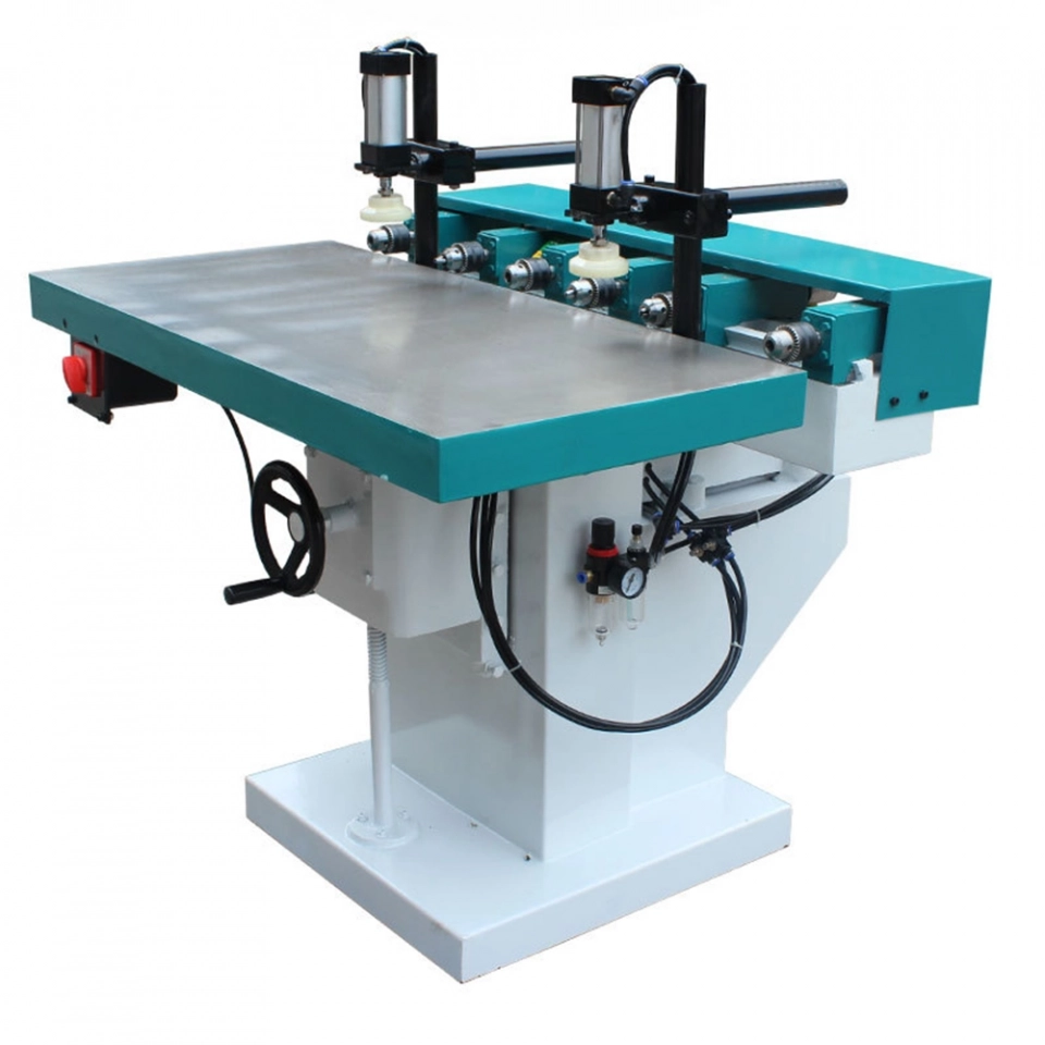MZ6414/MZ6416/MZ6418 Woodworking horizontal single head side hole multi Head Hinge Drilling Machine (4)