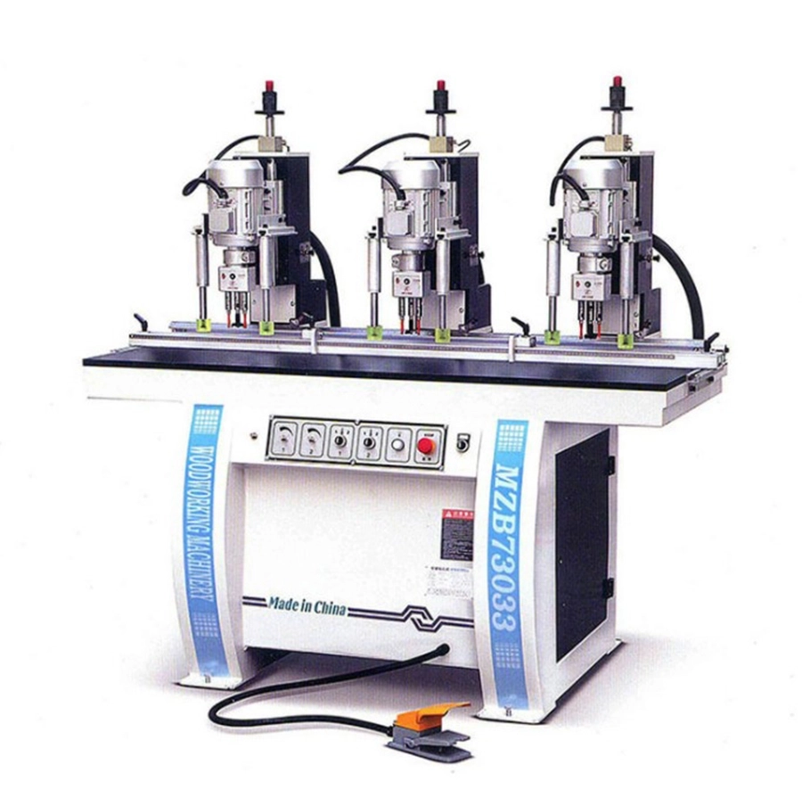 MZ73033/MZ73034 three/four-head hinge drill boring machine door lock hole cabinet hinge boring drilling machinery for wood furniture MZ73033/MZ73034 three/four-head hinge drill boring machine door lock hole cabinet hinge boring drilling machinery for wood furniture