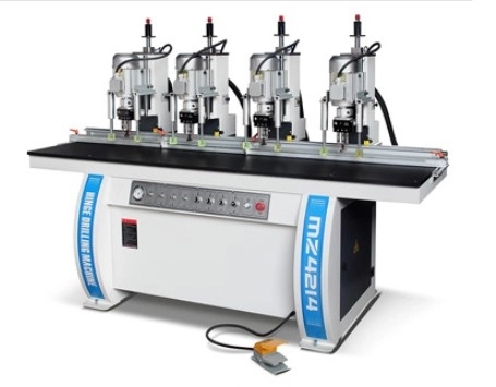 MZ73033/MZ73034 three/four-head hinge drill boring machine door lock hole cabinet hinge boring drilling machinery for wood furniture (2)