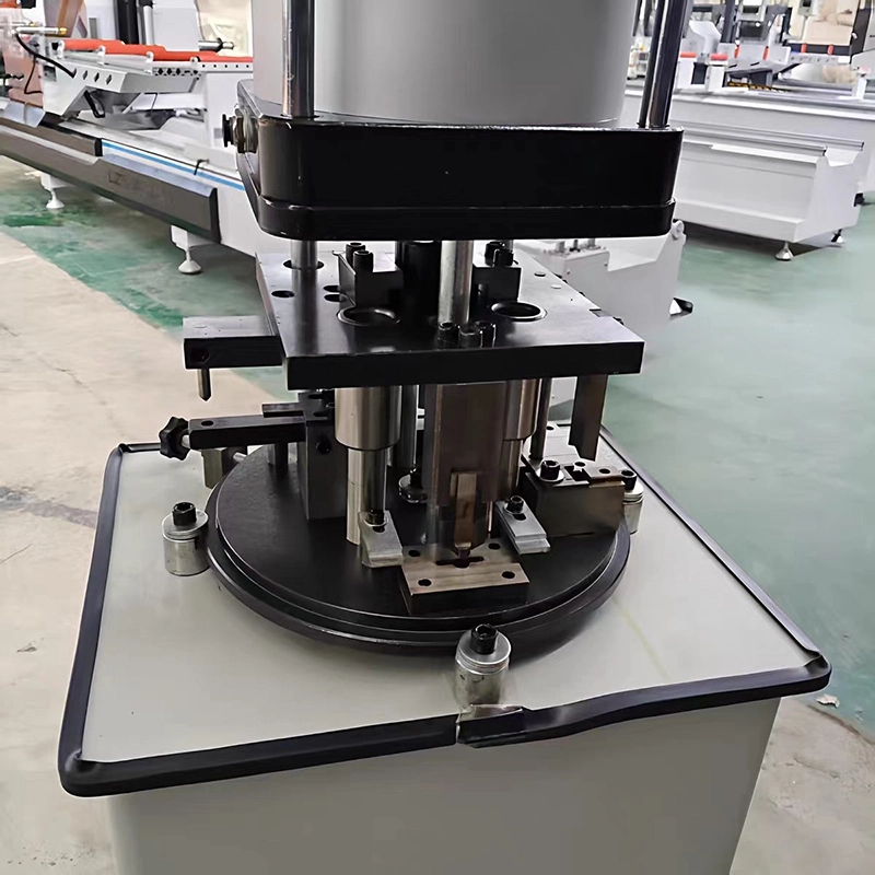 Pneumatic 5-Station Rotary Punching Machine for Aluminum Profile Window Door & Photo Frame (3) Pneumatic 5-Station Rotary Punching Machine for Aluminum Profile Window Door & Photo Frame (3)