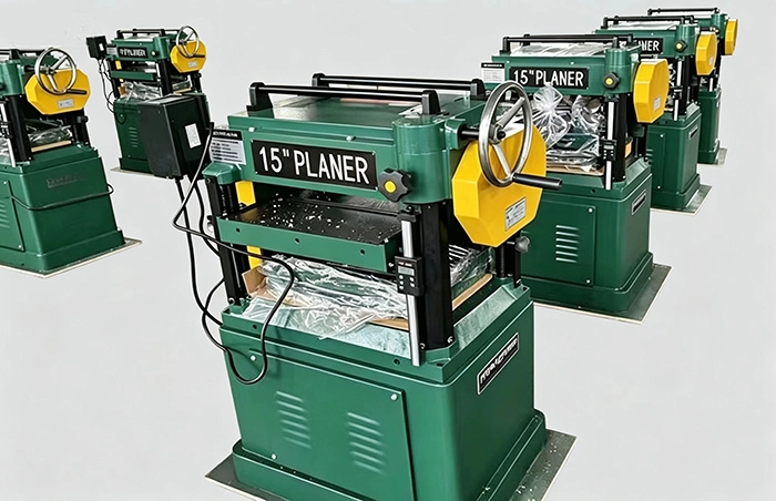 15 Inch Woodworking Planer Machine Factory Production Workshop | Yantai Aichener Machinery