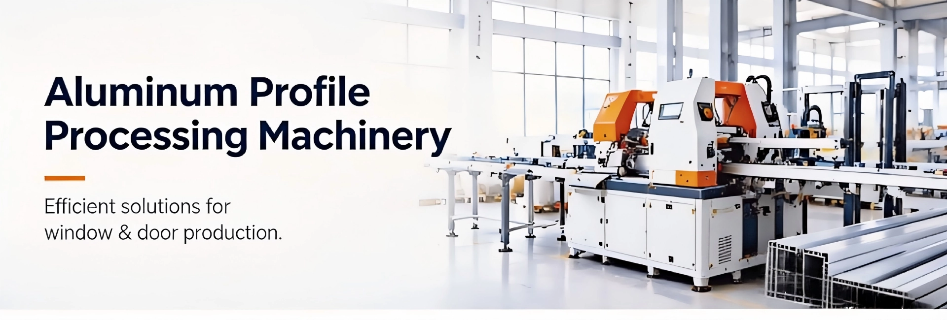 aluminum profile machine